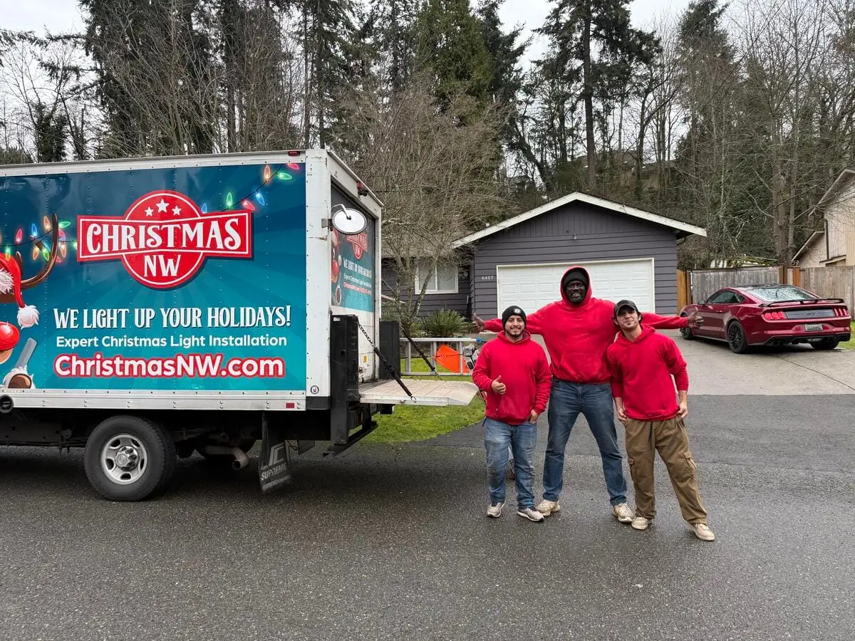 Christmas Northwest installation crew